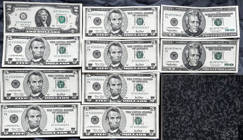 Historische banknote usa - historische, 5