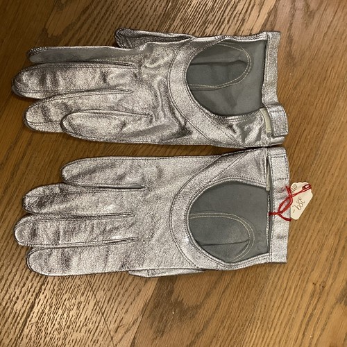 Handschuhe silberfarben v - handschuhe, -silberfarben