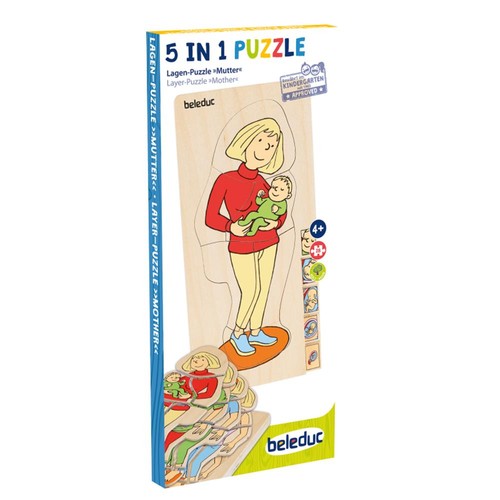 Beleduc lagen puzzle mutter - lagen-puzzle, "mutter"
