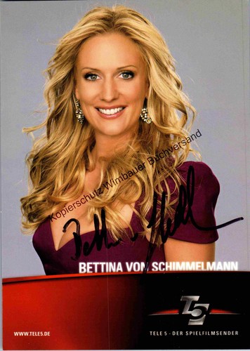 Original autogramm bettina - original,