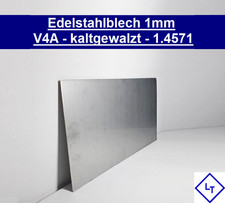 Edelstahlblech 1 mm V4A  14571