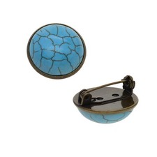 Stück cabochon brosche - 10,