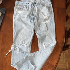 AG Adriano Goldschmied Damen Jeans  / Hosen  / Sommerhosen  27 R + Zara Tüte
