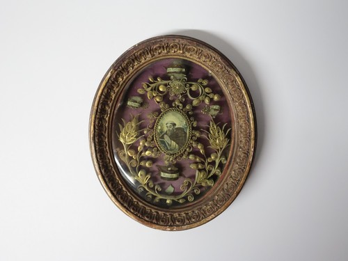 Altes reliquiar papageien - altes,