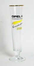 Opel werbemittel bierglas - werbemittel,