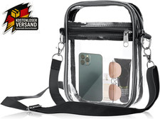 Transparente Schultertasche Umhängetasche Wasserdicht Verstellbarer Riemen Klein