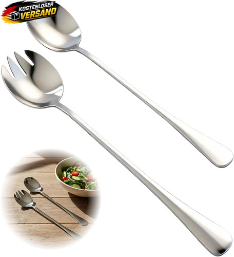 Salatbesteck edelstahl cm - edelstahl, 28