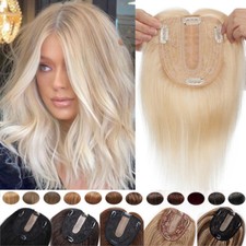 Remy echthaar clip topper - in,