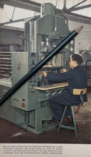 Mannesmann Fotos 1955 Technik Maschine Eisen Stahl Presse Sinterofen Metall  171