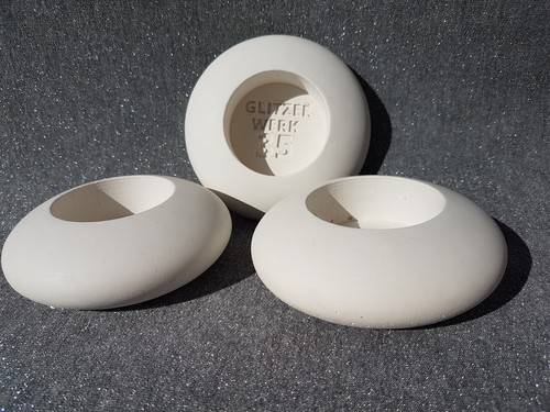 Teelichthalter gips rohlinge - teelichthalter,