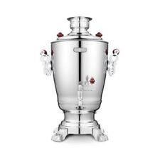 Elektro Samovar Imperia Tula 3,2 L Samowar + Edelstahl Teekanne mit Sieb 1 Liter