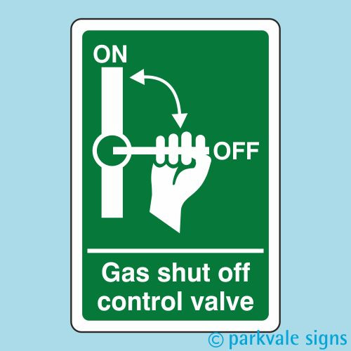 Gasabsperrregelventil schild - gasabsperrregelventil,