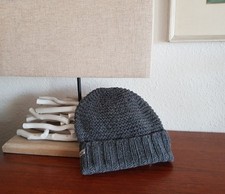 ROECKL ?? weiche Wollmütze*Beanie*Pudelmütze❄ 100% Merinowolle? Anthrazit 