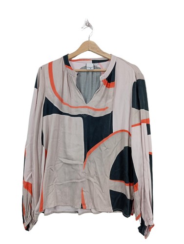 Tonno panna langarm bluse - &,