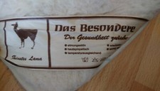 Das Besondere - Lama-Naturhaardecke 190 x 90 cm feinstes Lama Wolle 1 von 2