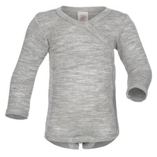 Wickelbody Wolle-Seide langarm