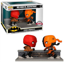 Funko Pop Dc Batman Comic Moments Heroes 336 Red Hood Vs Deathstroke Special Und