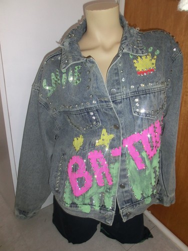 Jeansjacke mit strasssteine - jeansjacke,