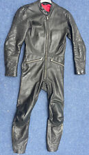 Harro Lederkombi bzw Einteiler nur schwarz nur Leder 2 Wege Reißverschluss S/M