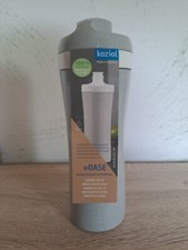 Koziol Trinkflasche Oase, Wasserflasche, Kunststoff, Grau, 425 ml