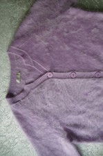 Strickjacke include by Naturmoden Peter Hahn so kuschelig Gr 44 flieder hoher NP