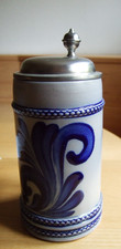 Brauerei Wieninger  kl. Bierkrug Handarbeit, Zinndeckel,