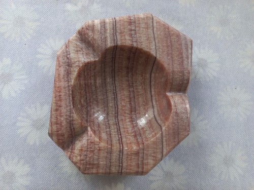 Aschenbecher vintage aus onyx - aschenbecher,