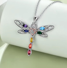 Libelle Herz Regenbogen