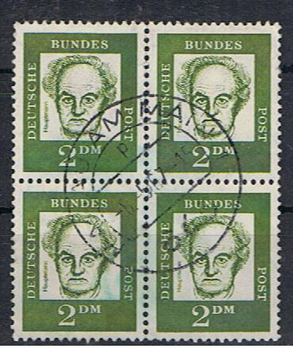 Bund minr 362 viererblock - bund, y