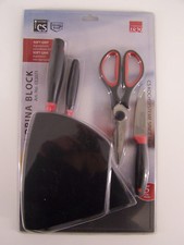 Messerblock mit 5 tlg. Edelstahl rostfreien Küchengeräten Art.Nr.:033071