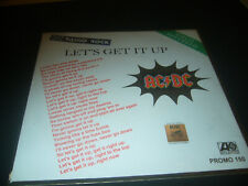 AC DC Let's Get It Up Rare 45