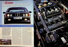 Oldtimer Praxis 1995) BMW M 635 CSi mit 286PS Restaurierung - ein interessanter