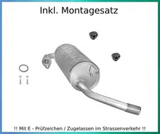 Endschalldämpfer für Toyota RAV 4 I 2.0 16V 4x4 auch Cabrio Auspuff Montagesatz