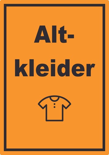 Altkleider mülltrennung - altkleider,