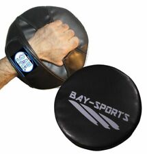 BAY® 2x Pratzen Handpratzen Pratze Schlagpolster TKD Mitt Rund Flach mit Griffe