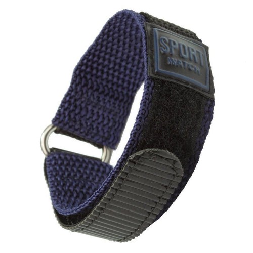 Osco uhrarmband schwarz - osco, schwarz/blau