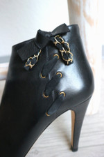 edle ★ CHLOE ★ Pumps Gr. 40 schwarz / Leder "Schleifendetail" NP359.-€