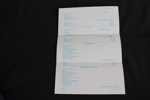 Prospekt brochure orig - prospekt, (gm)