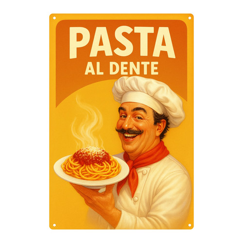 Pasta italia koch blechschild - pasta,