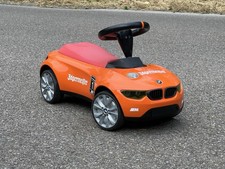 BMW Baby Racer III Bobby car Orange Jägermeister Racing Folierung