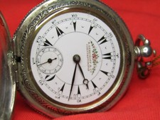 Silver Hunter Pocket Watch
