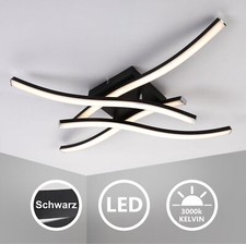 IMPTS LED Deckenleuchte 2-4 Flammig Deckenlampe Schwenkbare Deckenbeleuchtung