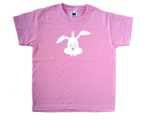 Kinder shirt osterhase rosa - t-shirt,
