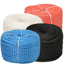 Polypropylenseil Kunstoffseil Schnur Tau Leine Seil PP 3 6 8 10 12 14 16 20 24mm