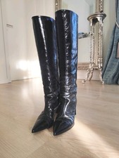 Lederstiefel von Dorothee Schuhmacher. Designer! Gr.40. NP600€. Schwarz Top
