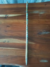 Spazierstock Gehstock Flanierstock Wanderstock  Holz mit 17 Stocknägel antik alt