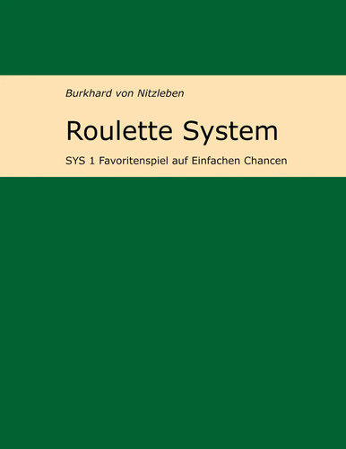 Roulette system - roulette, 1