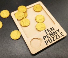 10er Münzen Puzzle Denkspiel
