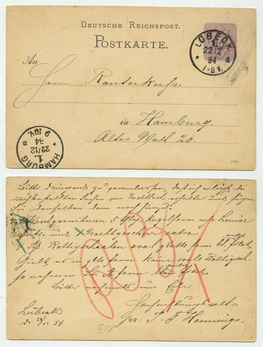 91168 ganzsache 12 - 12, (1184)