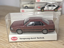 Rietze Miber Audi Modelle DTM Feuerwehr Polizei PKW 80 100 200 1:87 OVP Vitrine